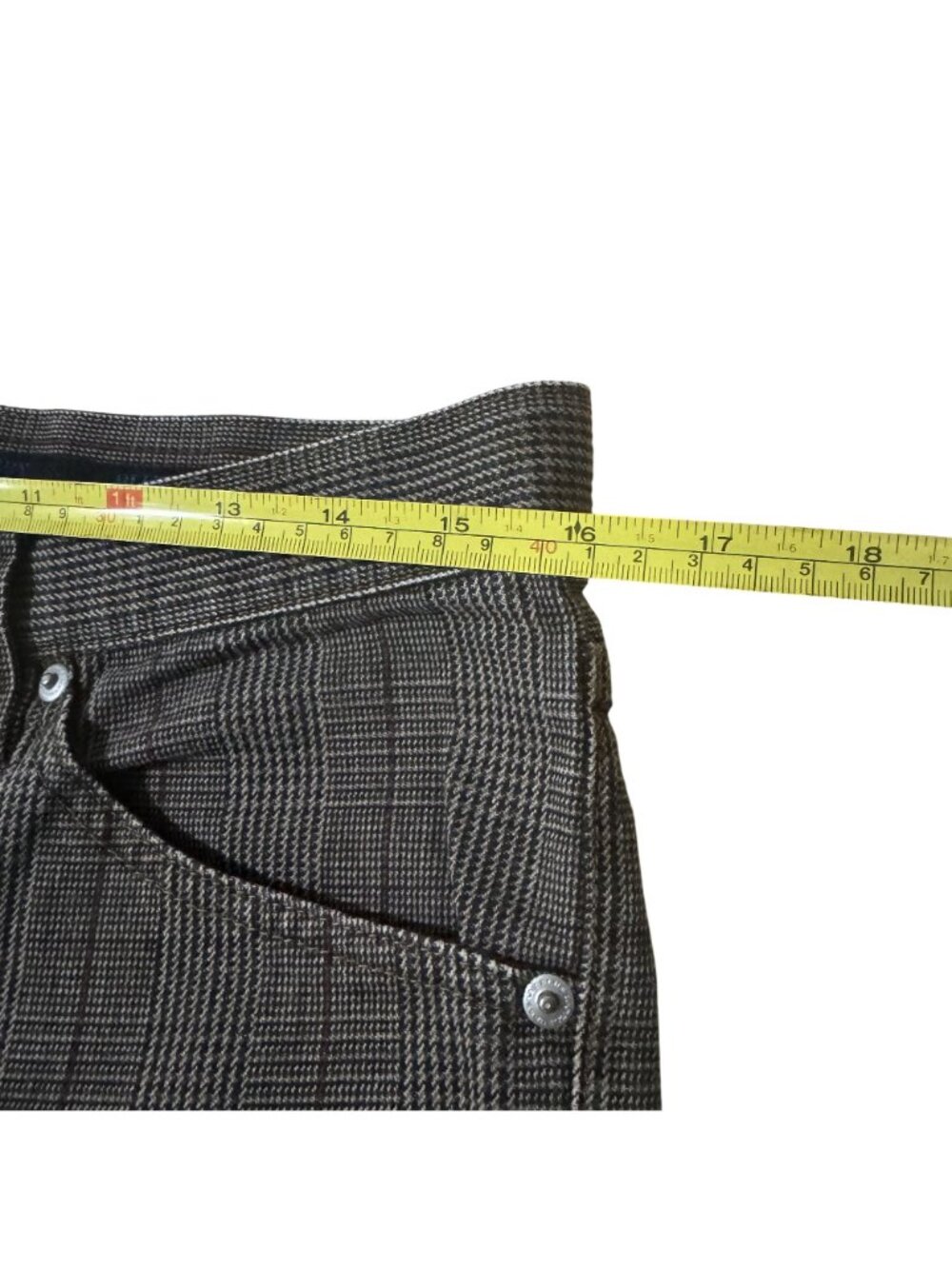 Burberry Blue Label Japan Plaid Straight Leg Womens Pants Women Size L - Picture 11 of 14